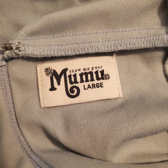 Show Me Your MuMu Jenn Maxi Dress Color SS46 Sz L Large - Picture 9 of 11